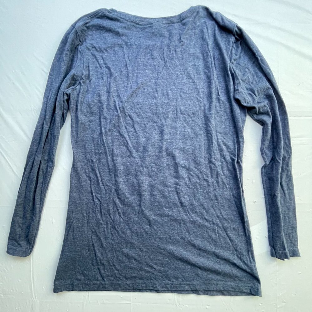 Air waves Blue Women's Holiday shirt-Medium - Picture 5 of 5